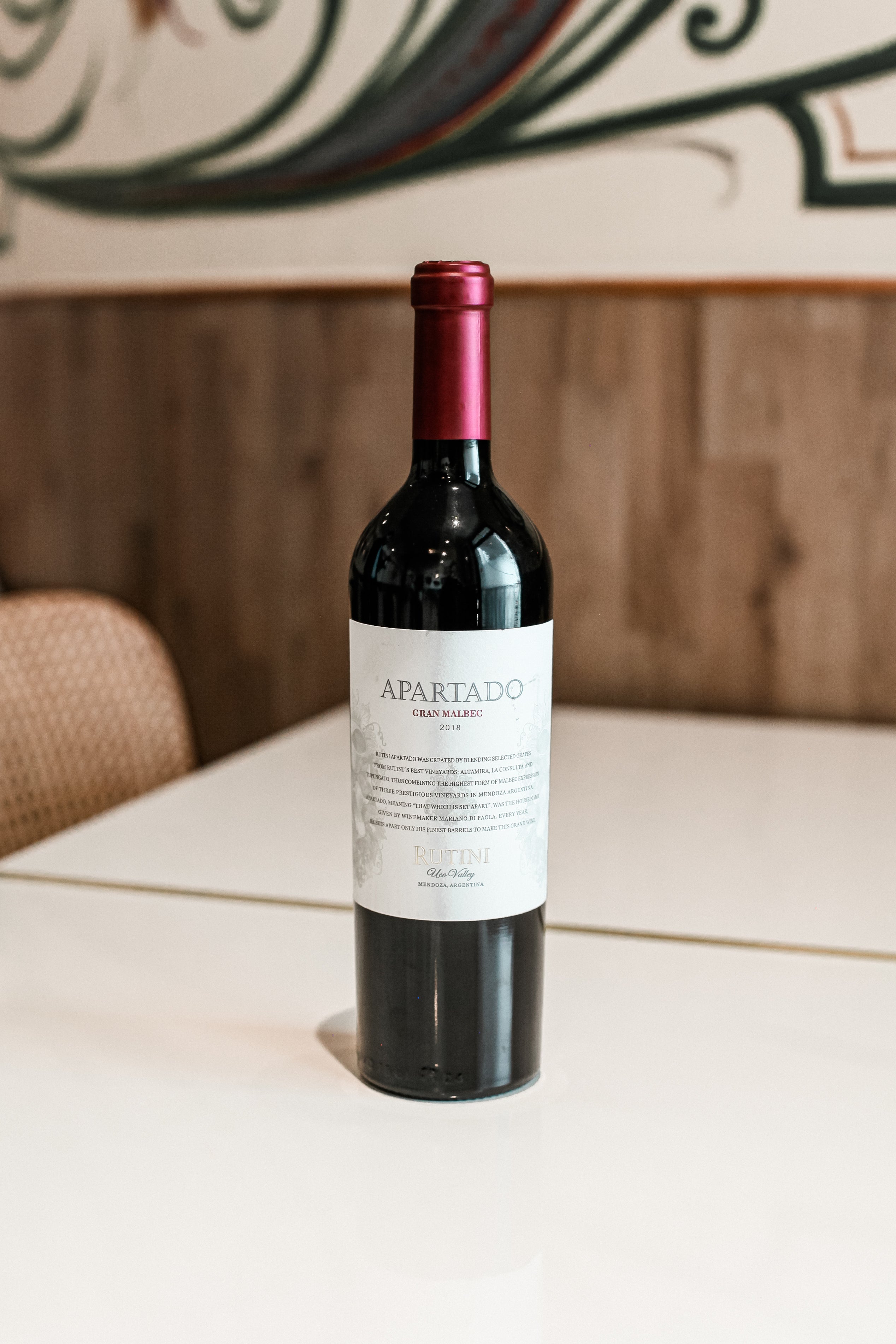 RUTINI - "Apartado" Gran Malbec 2018